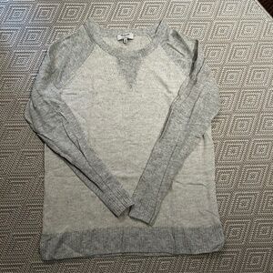 Madewell | 100% Cashmere Waffle Sweater in Gray, Size M